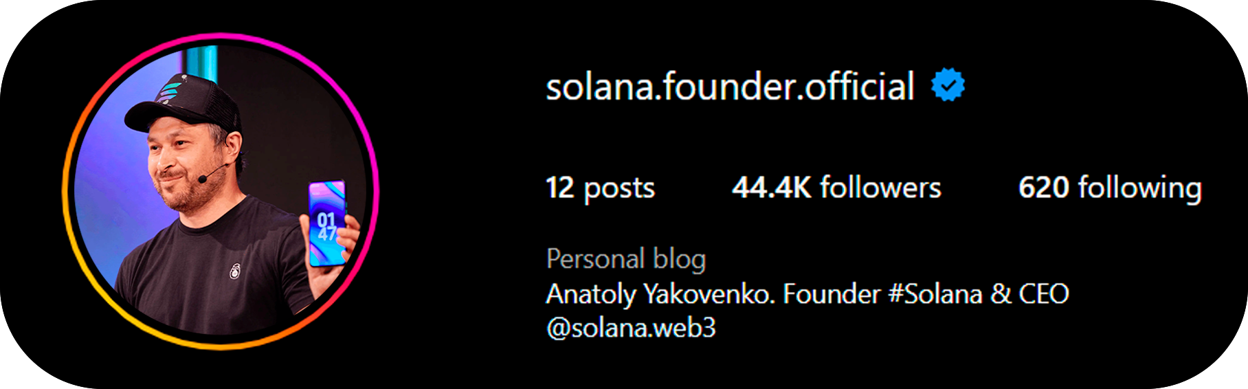 Instagram Founder Solana